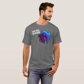 Betta Fish Te kool naar school T-shirt (Voorkant volledig)