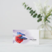 Betta Fish Visitekaartje (Staand voorkant)