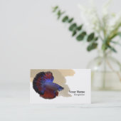 Betta Fish Visitekaartje (Staand voorkant)