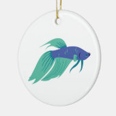Betta Keramisch Ornament (Links)