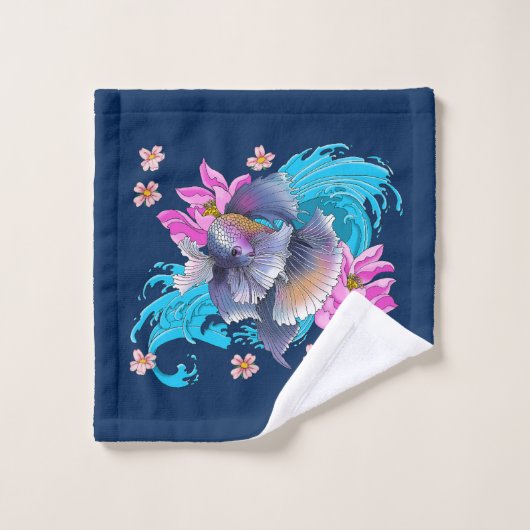 Betta Siamese combat le poisson (Gant de toilette)