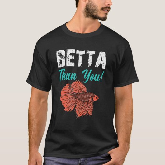 Betta Thu Betta Fish Aquarium 1 T-shirt (Voorkant)