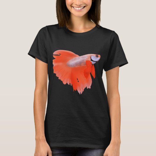 Betta Vis Digitale Kunst T-shirt (Voorkant)