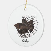 Betta Vis Keramisch Ornament (Links)