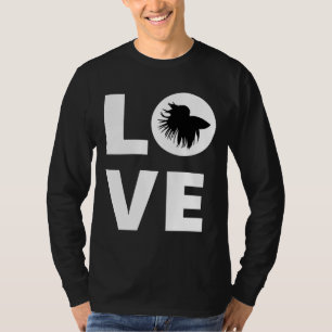 Betta Vis Liefde Betta Vis Siamees Vechtende Vis F T-shirt