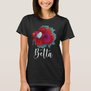 Betta Vis Vissen houden Aquarist Aquarium Grafisc T-shirt