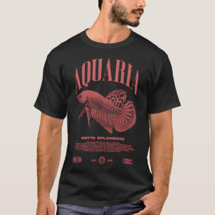 Betta-viskweker moderne streetwear t-shirt