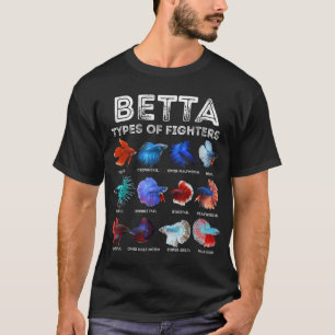 Betta Vissen Soorten Gids - Siamese Vechtvis Var T-shirt