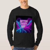 Better Every Day T-Shirt | Abstract Journey Lines  (Devant)