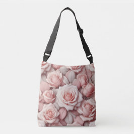 Better in Pink Roses Crossbody Tas