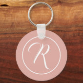Better in Pink Roses (personalize) Sleutelhanger (Achterkant)