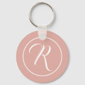 Better in Pink Roses (personalize) Sleutelhanger (Achterkant)