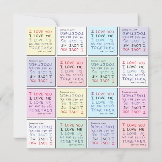 Better Together - Carte - Love Love Love Love (Devant)