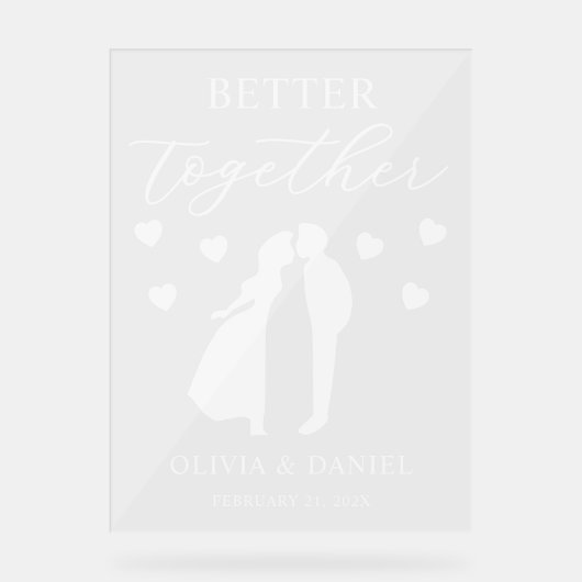 Better Together Custom Wedding Welcome (Recto)