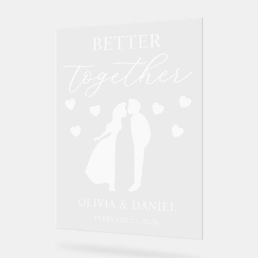 Better Together Custom Wedding Welcome (Angle)