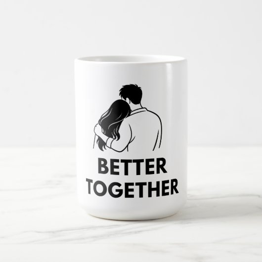 Better Together Minimal Couple Mug (Centre)