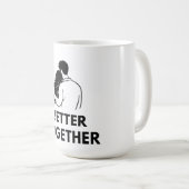 Better Together Minimal Couple Mug (Devant droit)