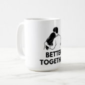 Better Together Minimal Couple Mug Koffiemok (Voorkant links)