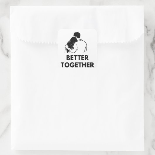 Better Together Minimal Sticker (Sac)