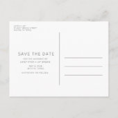 Better Together Photo Wedding Save the Date Aankondigingskaart (Achterkant)