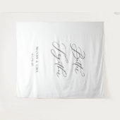 Better Together Wedding Backdrop Banner Minimalist Wandkleed (Voorkant (horizontaal))