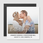 Better Together | Whimsy Foto Verlovingsmagneet (Voorkant / Achterkant)