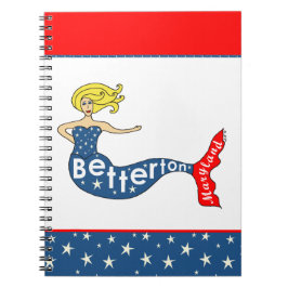 Betterton, Maryland Mermaid Spiral notebook Notitieboek