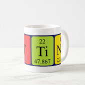 Bettina periodieke tabelnaam mok (Voorkant rechts)