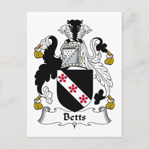 Betts Family Crest Briefkaart
