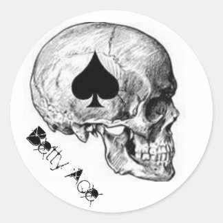 Betty Ace De Pique Sticker Crâne
