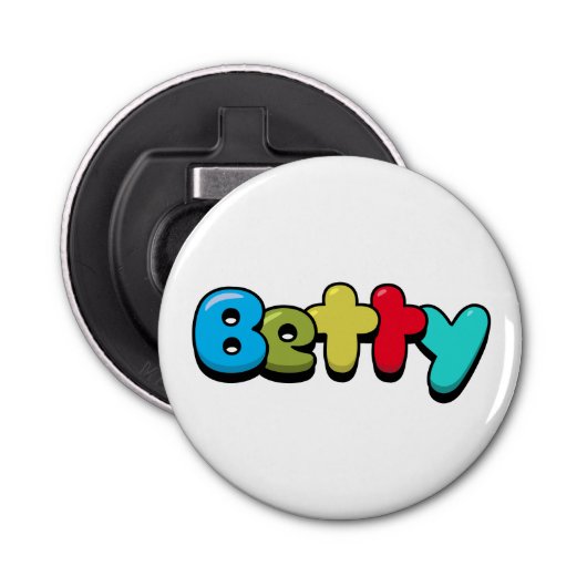 Betty Button Flesopener (Voorkant)