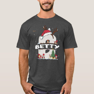 Betty Christmasw Betty Name voor grappige Kerstmis T-shirt
