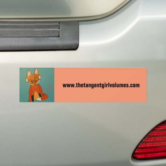 Betty Fox Bumpersticker (Op auto)