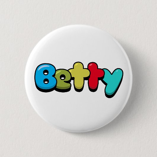 Betty Ronde Button 5,7 Cm (Voorkant)