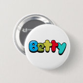 Betty Ronde Button 5,7 Cm (Voorkant /achterkant)