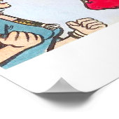 Betty Veronica Comic Strip Poster (Hoek)