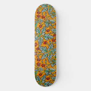 Betty's gele bloemen skateboard