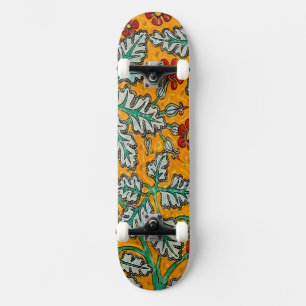 Betty's gele bloemen skateboard