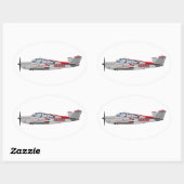 Beuk V-35 Bonanza 453453 Ovale Sticker (Vel)