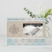 Beuk van de baby aankondiging (Staand voorkant)