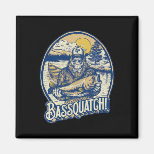 Beuk! Visser Sasquatch Grappig Bigfoot Fishi Magneet