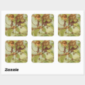 Beukenboom — Melk van Vision Studio Vierkante Sticker (Vel)