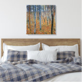 Beukenbos I | Gustav Klimt | Canvas Afdruk (Insitu (Slaapkamer))