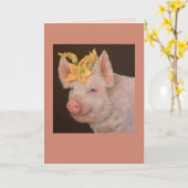 Beullah la carte de porc (Fleur jaune)