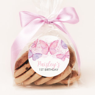 Beurre Anniversaire Cupcake Stickers Fille 1ère