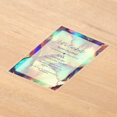 Beurre Anniversaire Invitation Acrylique (Poser)