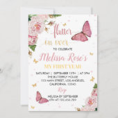 Beurre Anniversaire Invitation Whimsical (Devant)