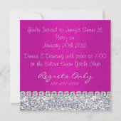 Beurre BLEING SWEET 16 CHAUD Invitation (Dos)