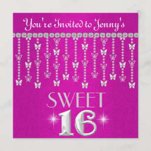 Beurre BLEING SWEET 16 CHAUD Invitation