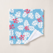 Beurre creux sur bleu (Gant de toilette)